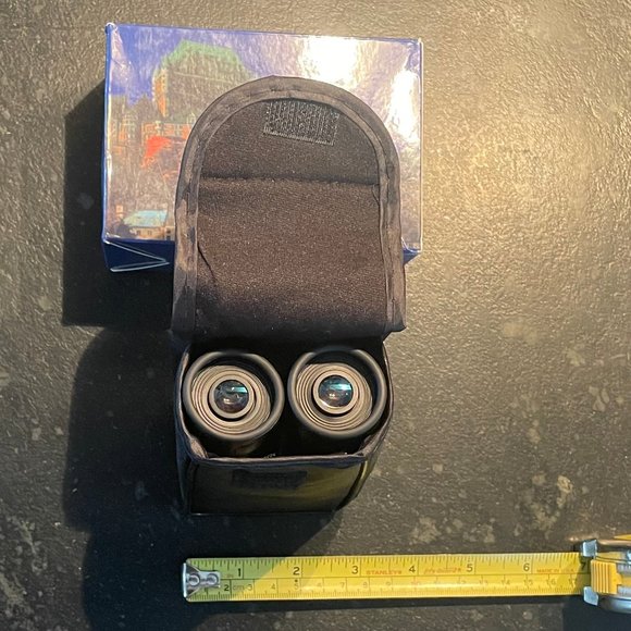 12x25 Binoculars w/ Carry Case, Strap, Cloth, Instructions - Picture 7 of 9